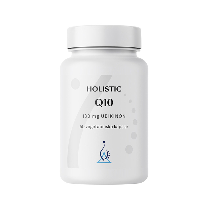 Holistic Q10 180mg, 60 kapselia ryhmässä Ravintolisät / Muut ravintolisät / Erityisravintolisät @ Rawfoodshop Scandinavia AB (41385)