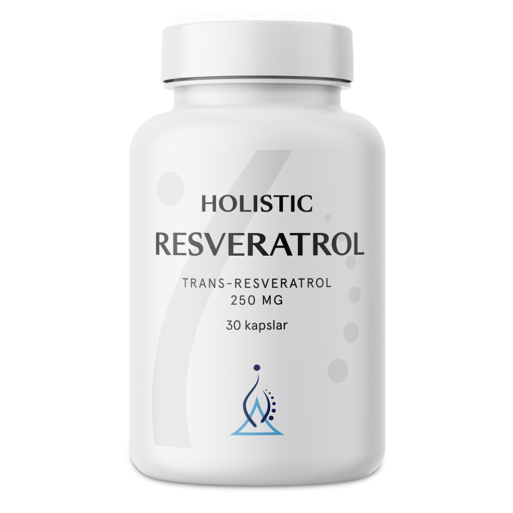 Holistic Resveratrol 30 kapselia ryhmässä Ravintolisät / Yrtit ja Kasvit @ Rawfoodshop Scandinavia AB (41392)