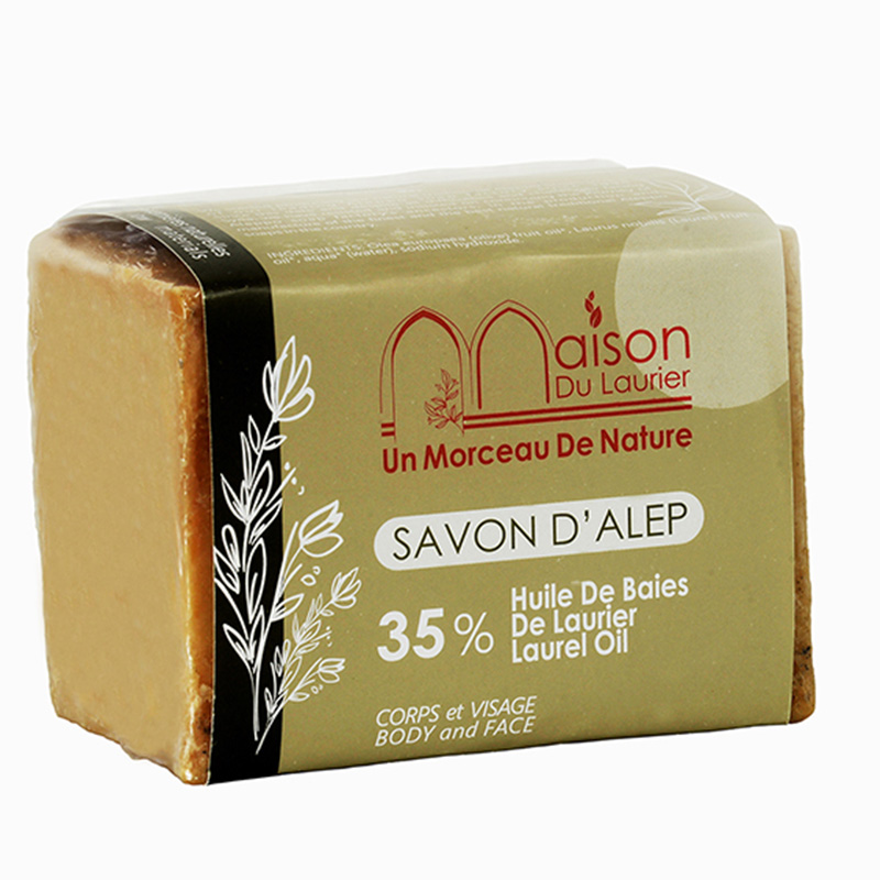 Alepposaippua Laakerinmarjaöljy 35% 200g ryhmässä Iho & Vartalo / Vartalo / Käsisaippua @ Rawfoodshop Scandinavia AB (429031)