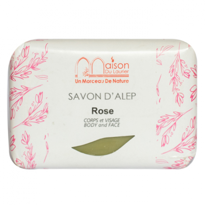 Alepposaippua Rose 100g ryhmässä Iho & Vartalo @ Rawfoodshop Scandinavia AB (429147)
