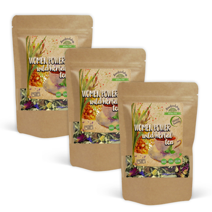 Women Power Villi Yrttitee 100g x 3 pakettia ryhmässä Raaka-aineet / Juomat / Teet @ Rawfoodshop Scandinavia AB (43170-SET3)