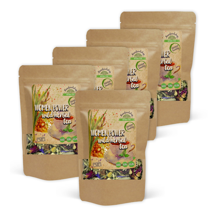 Women Power Villi Yrttitee 100g x 5 pakettia ryhmässä Raaka-aineet / Juomat / Teet @ Rawfoodshop Scandinavia AB (43170-SET5)