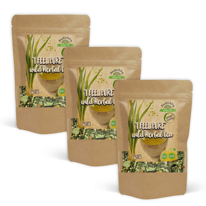 I Feel Pure Villi Yrttitee 100g x 3 pakettia ryhmässä Raaka-aineet / Juomat / Teet @ Rawfoodshop Scandinavia AB (43181-SET3)