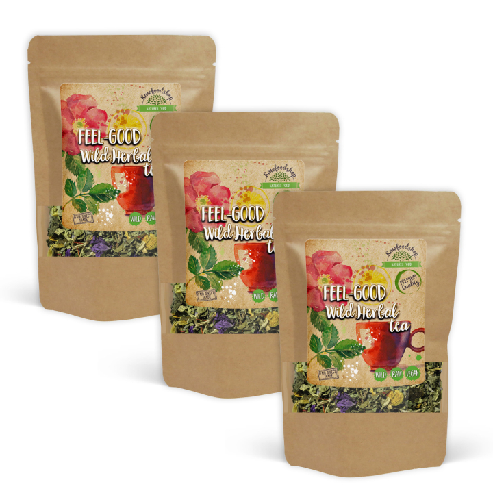 Feel Good Villi Yrttitee 100g x 3 pakettia ryhmässä Raaka-aineet / Juomat / Teet @ Rawfoodshop Scandinavia AB (43185-SET3)