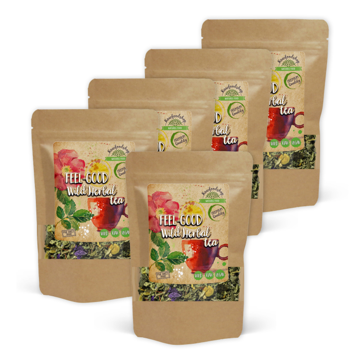 Feel Good Villi Yrttitee 100g x 5 pakettia ryhmässä Raaka-aineet / Juomat / Teet @ Rawfoodshop Scandinavia AB (43185-SET5)