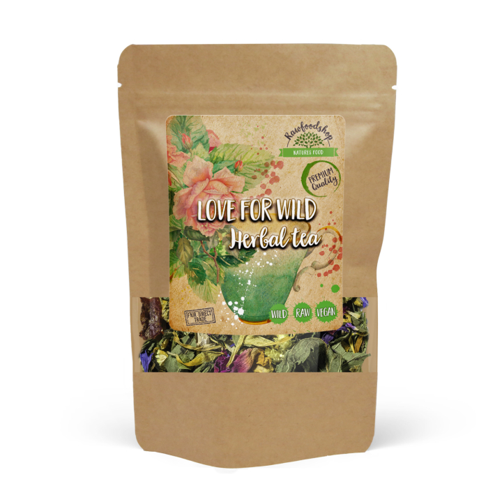 Love Herbs Villiyrttitee 100g ryhmässä Raaka-aineet / Juomat / Teet @ Rawfoodshop Scandinavia AB (43197)