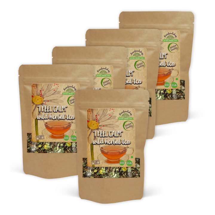 I Feel Calm Villi Yrttitee 100g x 5 pakettia ryhmässä Raaka-aineet / Juomat / Teet @ Rawfoodshop Scandinavia AB (43335-SET5)