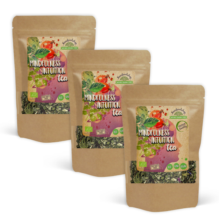 Mindfulness Intuition Tee LUOMU 50g x 3 pakettia ryhmässä Raaka-aineet / Juomat / Teet @ Rawfoodshop Scandinavia AB (437155-SET3)