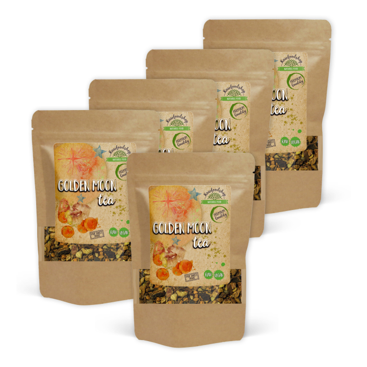 Golden Moon Tee 50g x 5 pakettia ryhmässä Raaka-aineet / Juomat / Teet @ Rawfoodshop Scandinavia AB (437195-SET5)