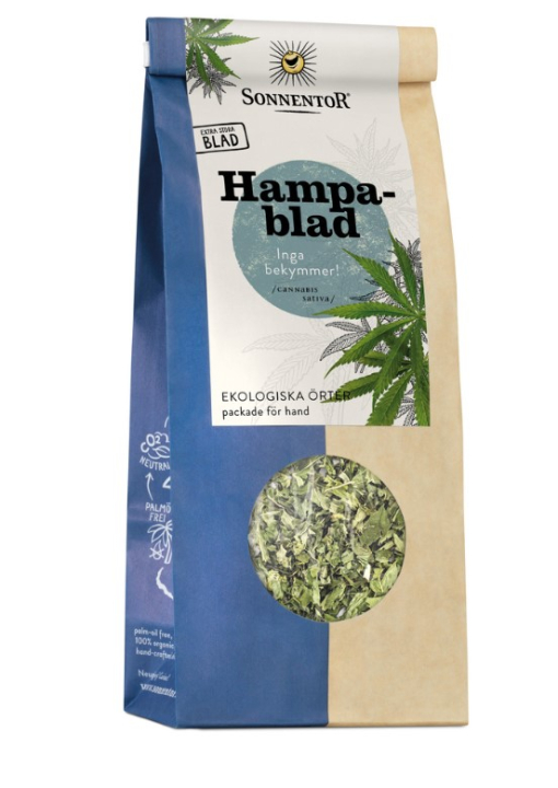Hamppulehti TEE LUOMU ryhmässä Raaka-aineet / Terveysruoka / Hamppu @ Rawfoodshop Scandinavia AB (4993)