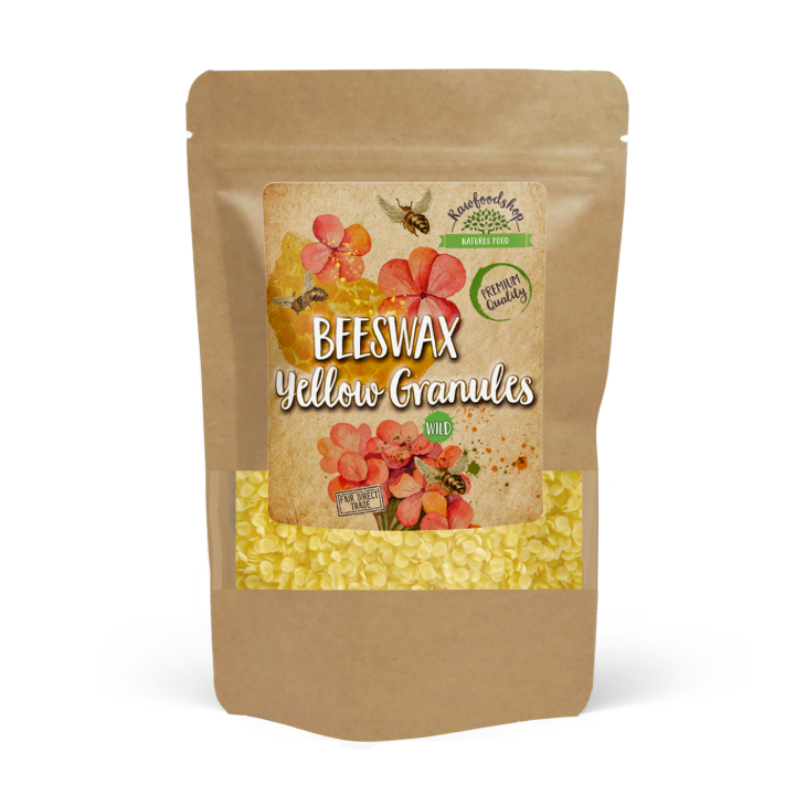 Keltainen Mehiläisvaha Granulaatti Villinä 500g ryhmässä Iho & Vartalo / Luonnollinen DIY / Vaha & Saippua @ Rawfoodshop Scandinavia AB (5020232)