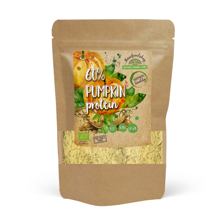 Kurpitsaproteiini 60% LUOMU 1 kg ryhmässä Raaka-aineet / Terveysruoka / Proteiinijauhe @ Rawfoodshop Scandinavia AB (50742)