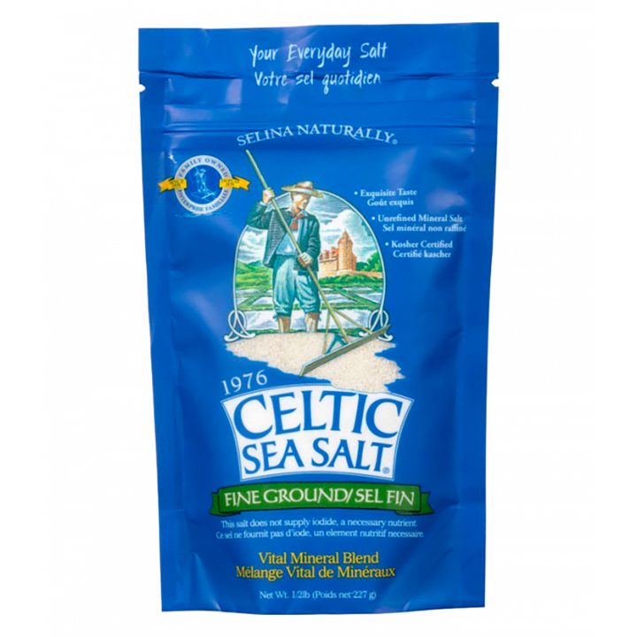 Celtic Merisuola Hienojauhettu 227g ryhmässä Raaka-aineet / Ruokakomero / Mausteet @ Rawfoodshop Scandinavia AB (522)