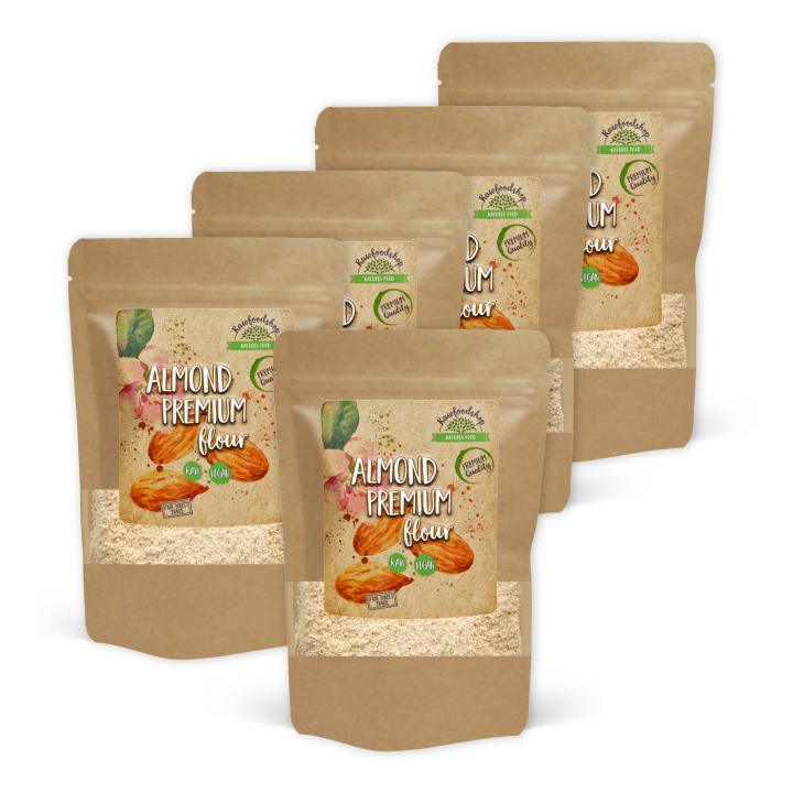 Mantelijauho Premium RAW 500g x 5 pakettia ryhmässä Raaka-aineet / Leipominen / Jauhot @ Rawfoodshop Scandinavia AB (5302205500-SET5)