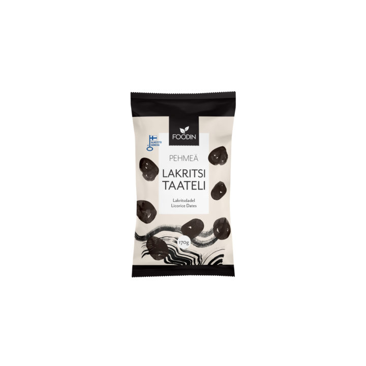 Lakritsi Taatelit 170g ryhmässä Raaka-aineet / Karkkia & Suklaata / Karkkia @ Rawfoodshop Scandinavia AB (6430048231632)