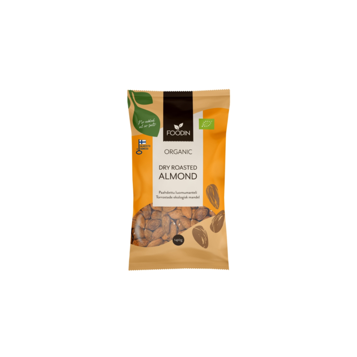 Mantelit Kuivapaahdetut LUOMU 140g ryhmässä Raaka-aineet / Karkkia & Suklaata / Välipalat @ Rawfoodshop Scandinavia AB (6430048234602)