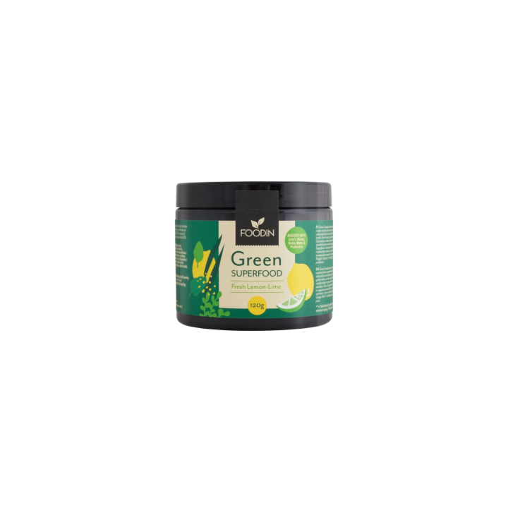 Green Superfood Fresh Lemon-Lime 120g ryhmässä Raaka-aineet / Terveysruoka / Vihreät Jauheet @ Rawfoodshop Scandinavia AB (6430048235036)