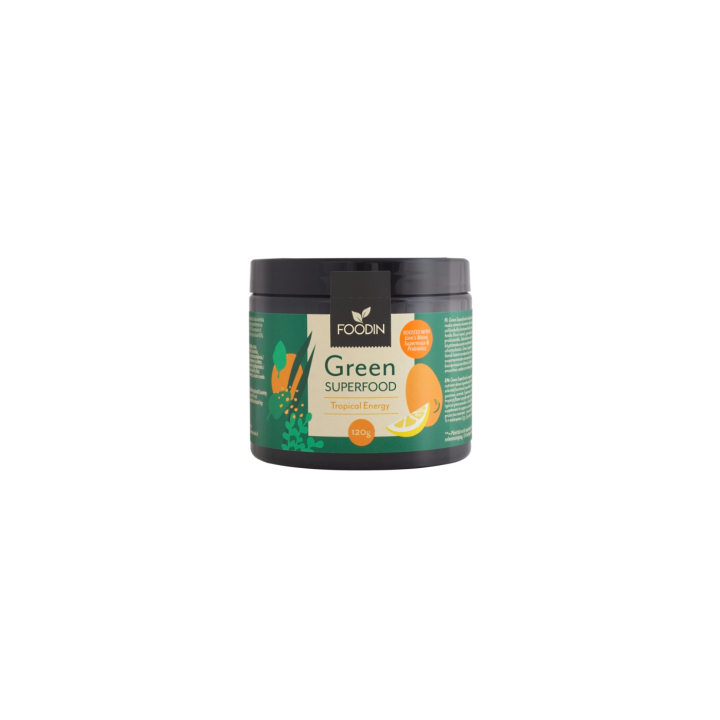 Green Superfood Tropical Energy 120g ryhmässä Raaka-aineet / Terveysruoka / Vihreät Jauheet @ Rawfoodshop Scandinavia AB (6430048235043)