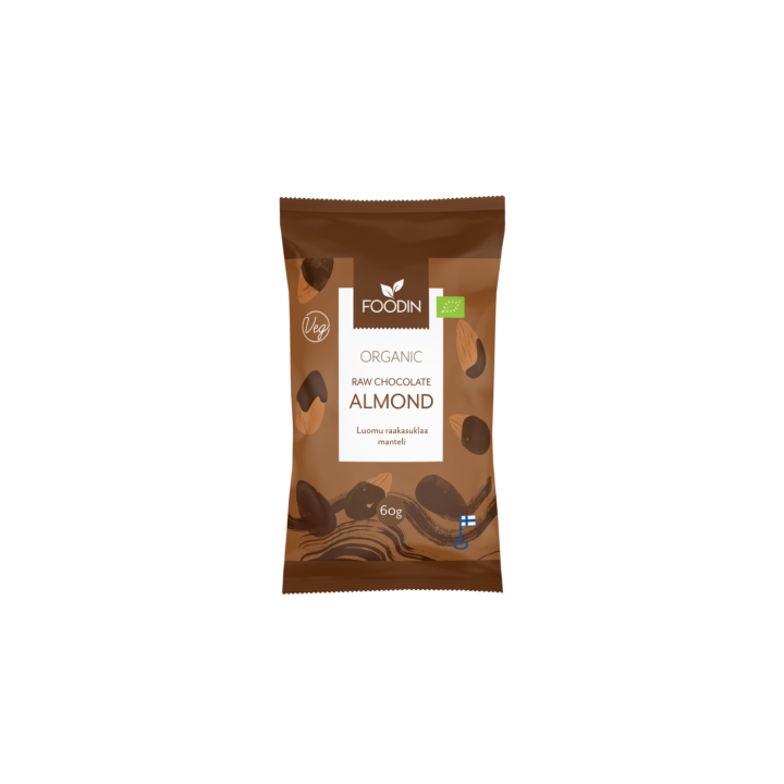 Mantelit Raakasuklaassa LUOMU 60g ryhmässä Raaka-aineet / Karkkia & Suklaata / Välipalat @ Rawfoodshop Scandinavia AB (6430055215342)