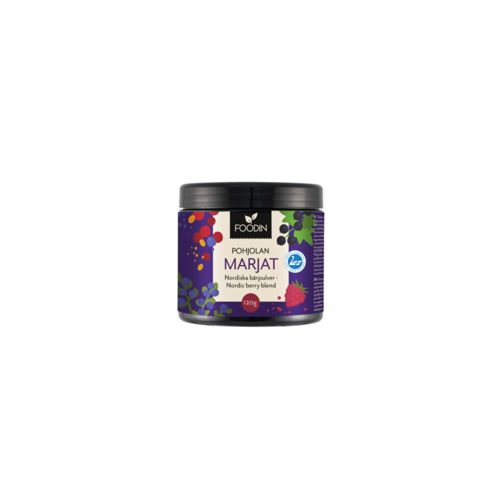 Pohjoismaiset Marjajauheet 120g ryhmässä Raaka-aineet / Hedelmät & Marjat / Hedelmäjauhe @ Rawfoodshop Scandinavia AB (6430055218824)