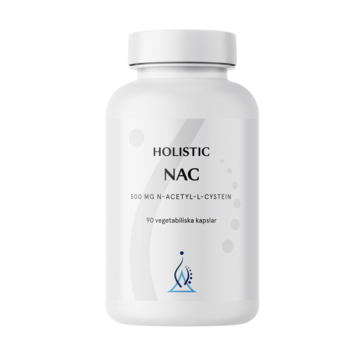Holistic NAC 90 kapselia ryhmässä Ravintolisät / Proteiinit & Aminohapot / Aminohapot @ Rawfoodshop Scandinavia AB (66060)