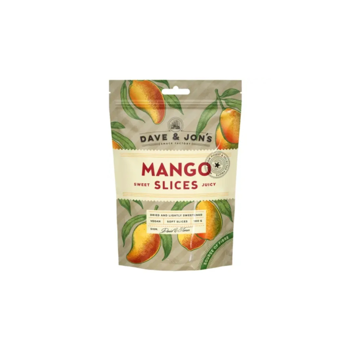 Kuivattu Mango 100g ryhmässä Raaka-aineet / Hedelmät & Marjat / Mango @ Rawfoodshop Scandinavia AB (800015599)