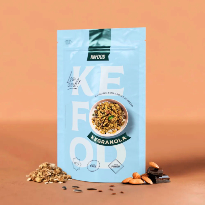 Granola Tumma Suklaa Keto 225g ryhmässä Raaka-aineet / Ruokakomero / Granolaa, & Puuroa @ Rawfoodshop Scandinavia AB (8054752600447)