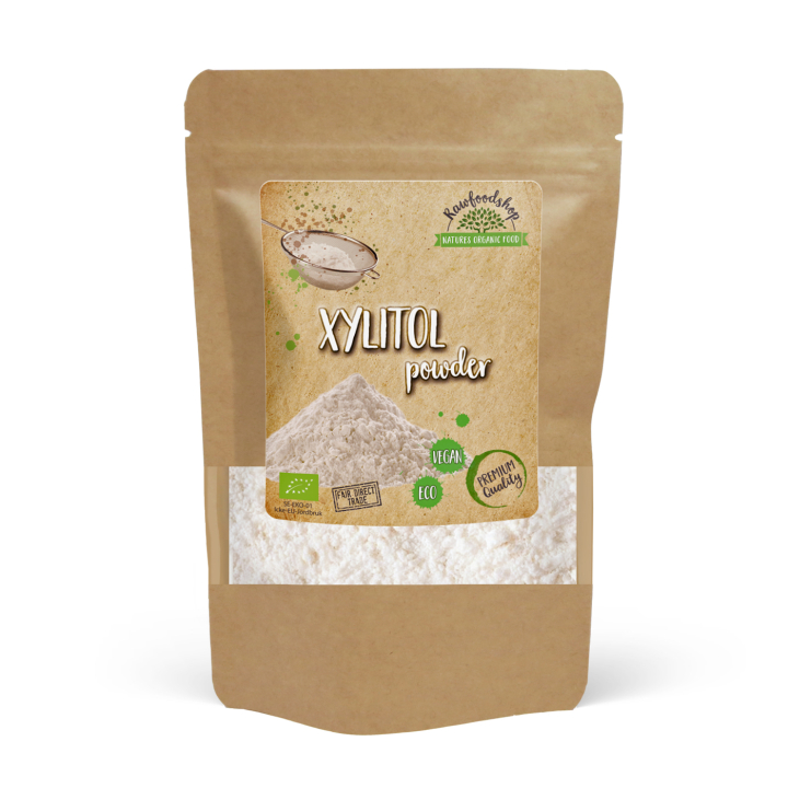 Xylitolijauhe LUOMU 500g ryhmässä Raaka-aineet / Leipominen / Sokerointi / Ksylitoli @ Rawfoodshop Scandinavia AB (8070-1)