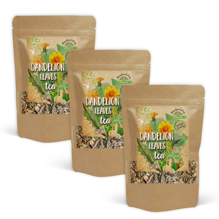 Voikukanlehti Tee 125g x 3 pakettia ryhmässä Raaka-aineet / Juomat / Teet @ Rawfoodshop Scandinavia AB (82430125-SET3)