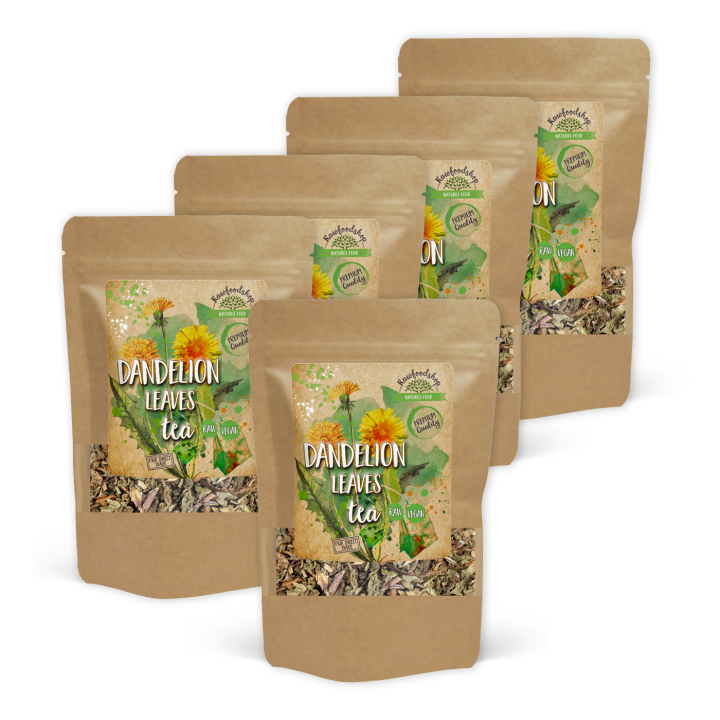 Voikukanlehti Tee 125g x 5 pakettia ryhmässä Raaka-aineet / Juomat / Teet @ Rawfoodshop Scandinavia AB (82430125-SET5)