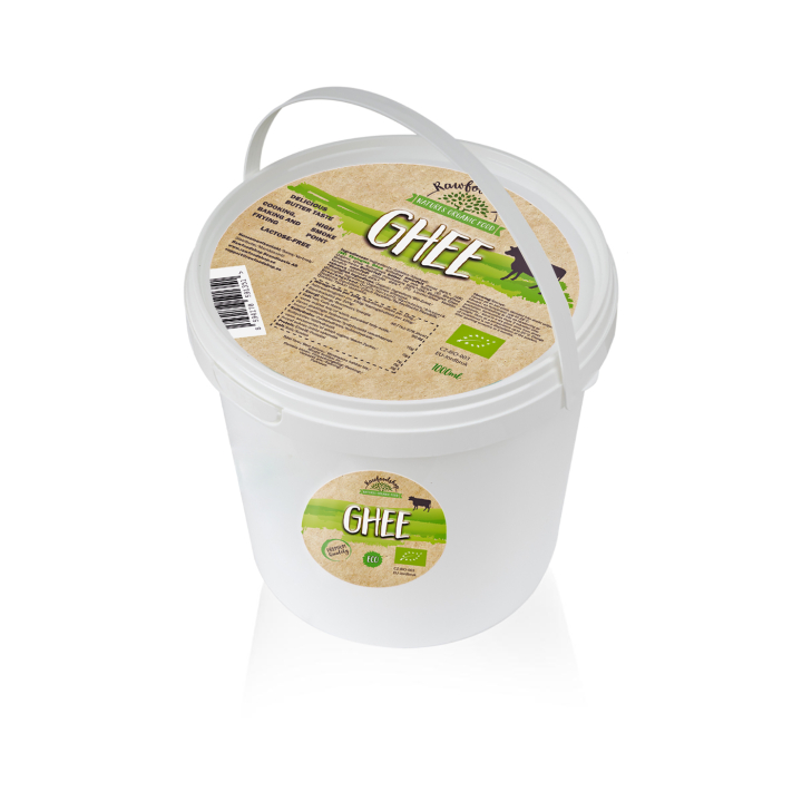 Ghee LUOMU 1000 ml ryhmässä Raaka-aineet / Ruokakomero / Öljyt / Voi & Rasva @ Rawfoodshop Scandinavia AB (8591351)