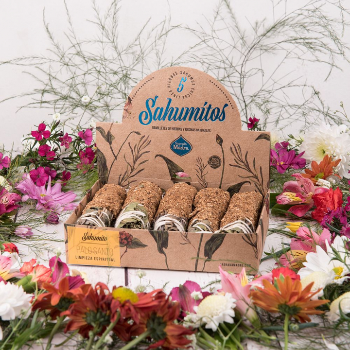 Sahumitos Smudge Stick Palo Santo 5 kpl ryhmässä Koti & Sielu / Tunnelma & tuoksu / Suitsuke @ Rawfoodshop Scandinavia AB (95-01)