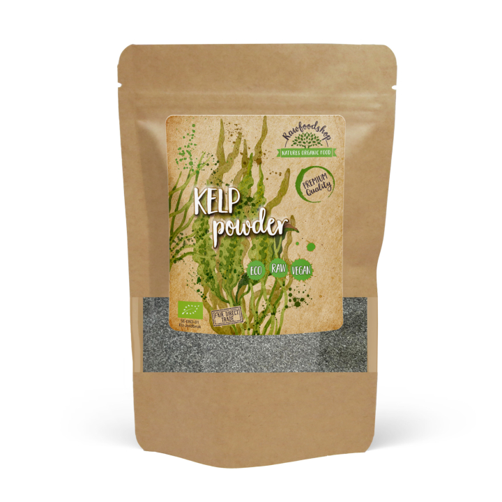 Kelp Jauhe LUOMU 250g ryhmässä Raaka-aineet / Terveysruoka / Levät & Merilevät @ Rawfoodshop Scandinavia AB (A1003-250)