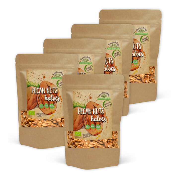 Pekaanipähkinät Premium RAW LUOMU 250g x 5 pakettia ryhmässä Raaka-aineet / Pähkinät / Pekaanipähkinät @ Rawfoodshop Scandinavia AB (A1005-SET5)