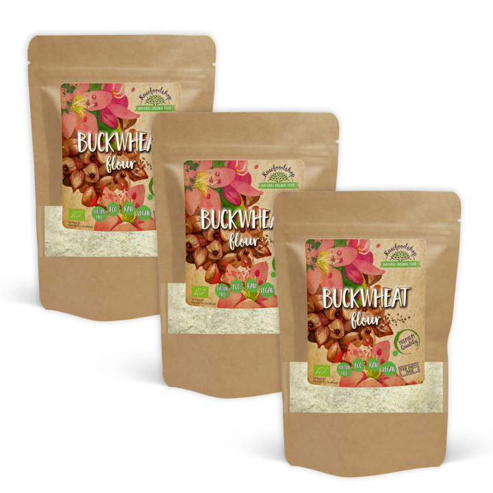 Luomutattarijauho 500g x 3 pakettia ryhmässä Raaka-aineet / Leipominen / Jauhot @ Rawfoodshop Scandinavia AB (AB001-SET3)