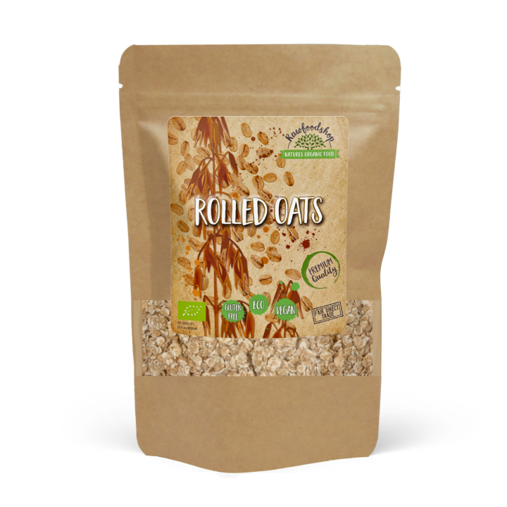 Gluteenittomat kaurahiutaleet LUOMU 500g ryhmässä Raaka-aineet / Leipominen / Viljat & Hiutaleet @ Rawfoodshop Scandinavia AB (AB006)