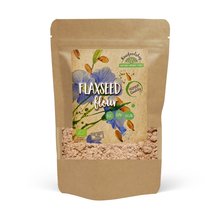 Pellavajauho LUOMU 500g ryhmässä Raaka-aineet / Leipominen / Jauhot @ Rawfoodshop Scandinavia AB (AB011)