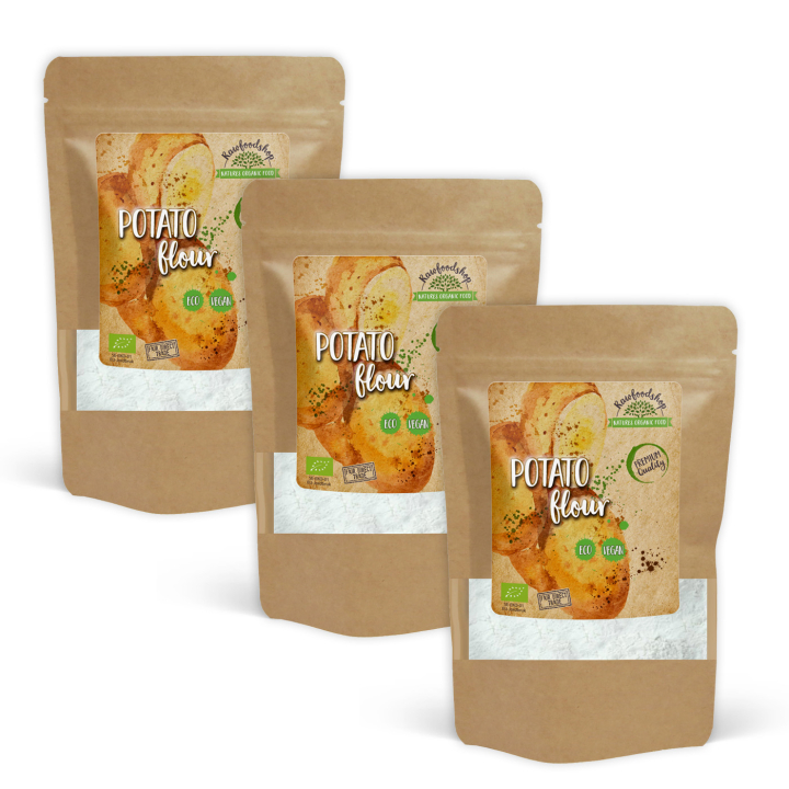 Perunajauho LUOMU 400g x 3 pakettia ryhmässä Raaka-aineet / Leipominen / Jauhot @ Rawfoodshop Scandinavia AB (AB016-SET3)