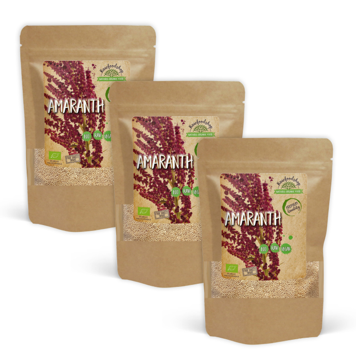 Amarantti LUOMU 1kg x 3 pakettia ryhmässä Raaka-aineet / Terveysruoka / Siemenet @ Rawfoodshop Scandinavia AB (AB04311-SET3)