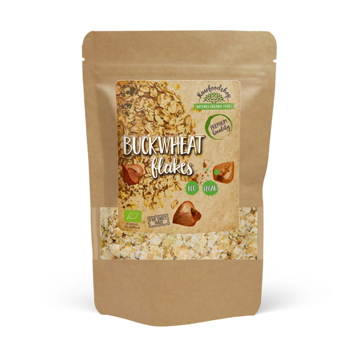 Tattarilastut LUOMU 500g ryhmässä Raaka-aineet / Leipominen / Viljat & Hiutaleet @ Rawfoodshop Scandinavia AB (AB044)