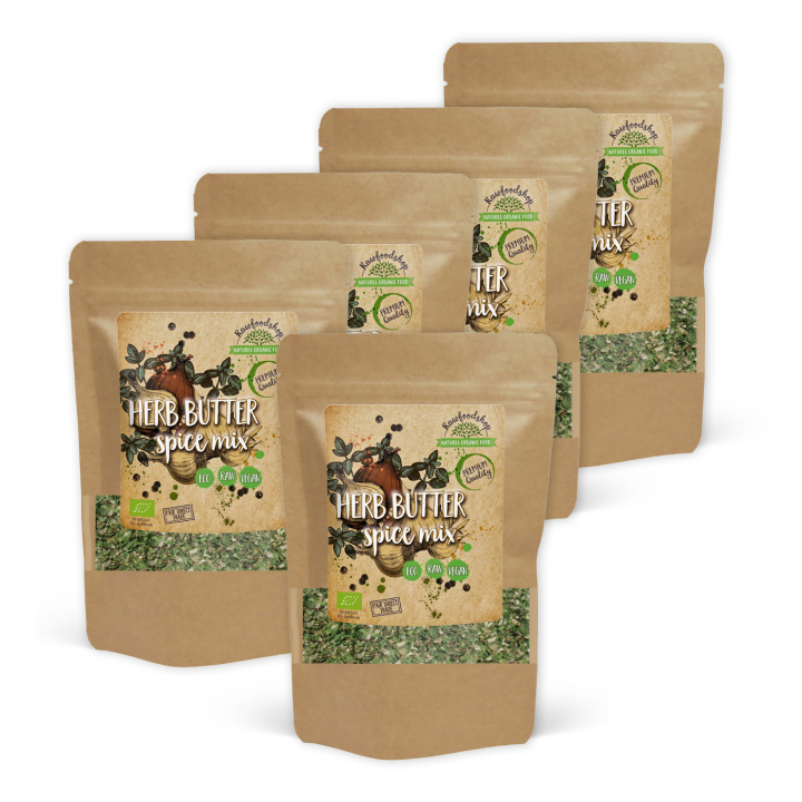 Maustevoi-mausteseos LUOMU 50g x 5 pakettia ryhmässä Raaka-aineet / Ruokakomero / Mausteet & Suola @ Rawfoodshop Scandinavia AB (AB056-SET5)