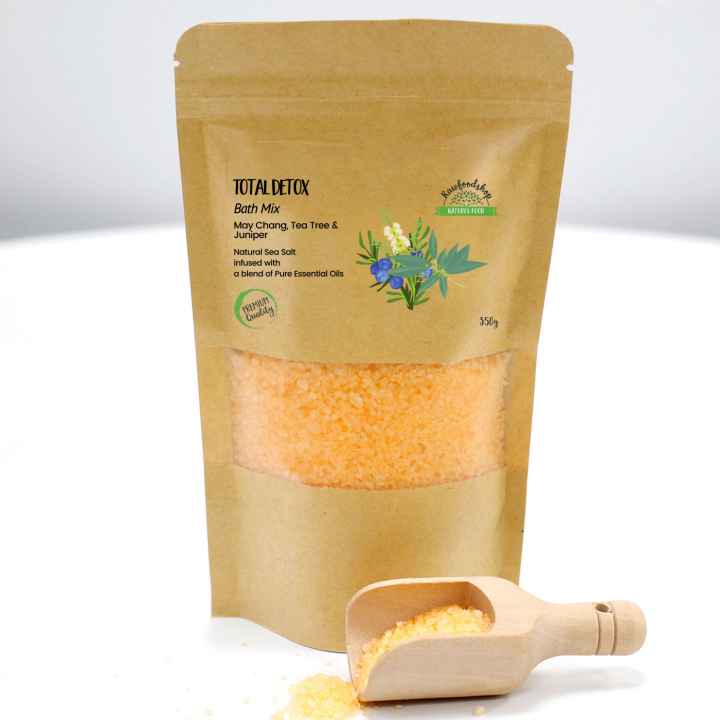 Kylpysuola Total Detox 350g ryhmässä Iho & Vartalo / Kylpy & Spa / Kylpysuola @ Rawfoodshop Scandinavia AB (ABPCUL02)