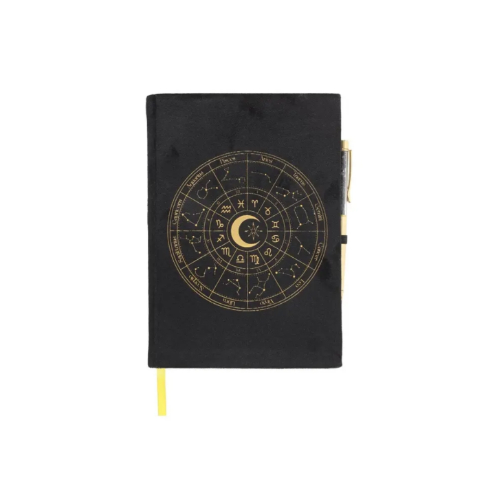 Päiväkirja Astrologia Kuulakärkikynällä Musta Obsidiaani ryhmässä Koti & Sielu / Harmoninen elämäntapa / Kirjat @ Rawfoodshop Scandinavia AB (AW-81124)