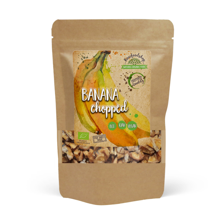 Banaanit Pilkotut LUOMU 500g ryhmässä Raaka-aineet / Hedelmät & Marjat / Banaani @ Rawfoodshop Scandinavia AB (BAN02)