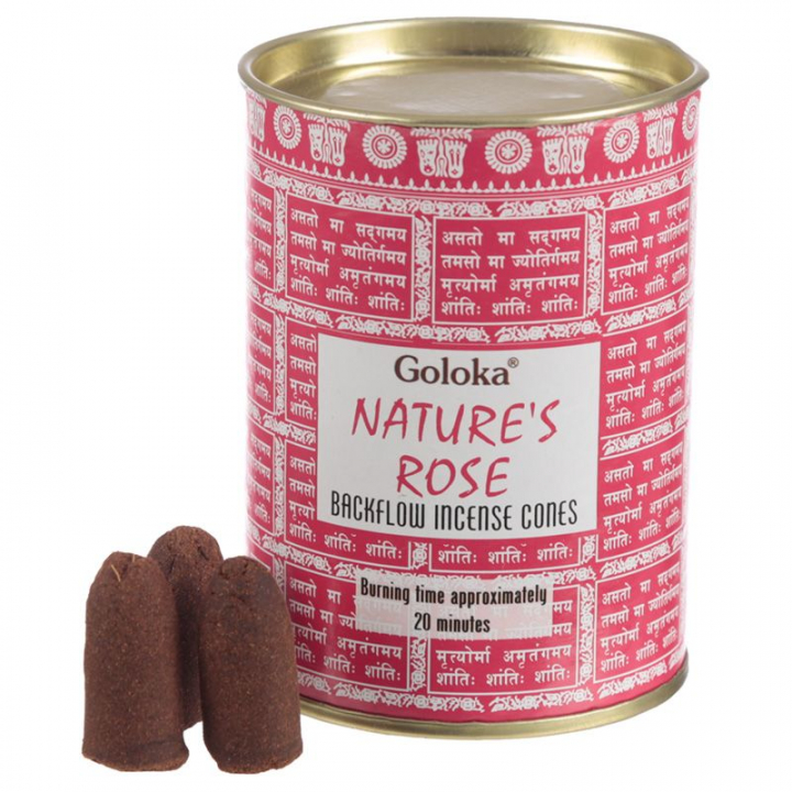Goloka Ruusu Suitsukekartiot ryhmässä Koti & Sielu / Tunnelma & tuoksu / Suitsuke @ Rawfoodshop Scandinavia AB (BF34622)