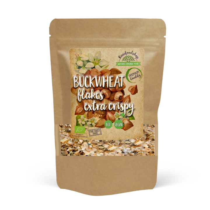 Tattarileseet Rapeat LUOMU 200g ryhmässä Raaka-aineet / Leipominen / Viljat & Hiutaleet @ Rawfoodshop Scandinavia AB (BFK20)