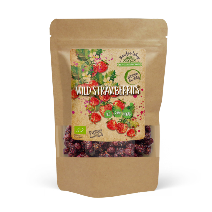 Metsämansikka LUOMU 100g ryhmässä Raaka-aineet / Hedelmät & Marjat @ Rawfoodshop Scandinavia AB (BIOFR10100-10)