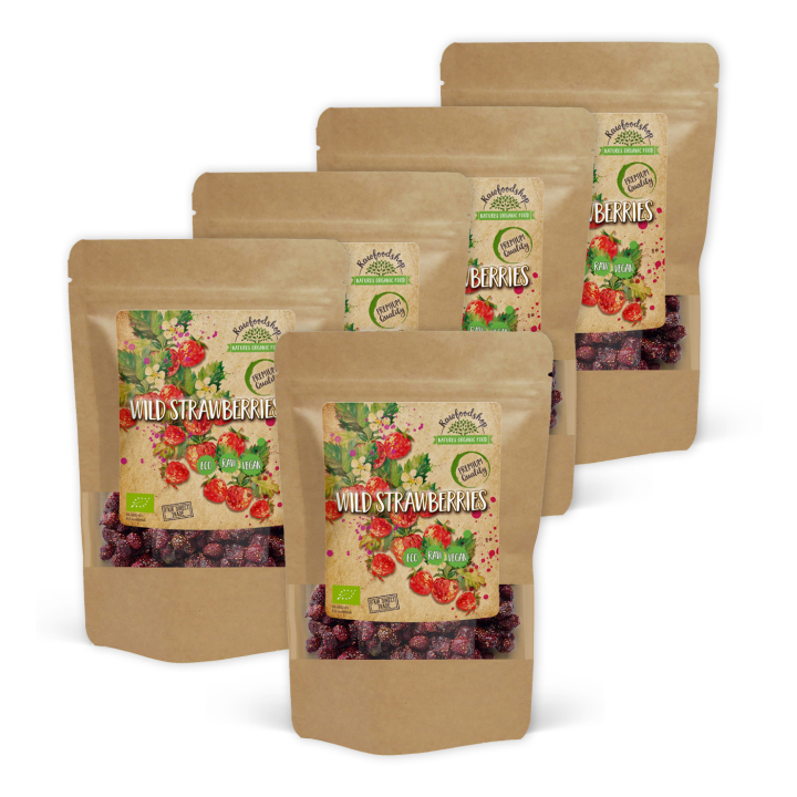 Metsämansikka LUOMU 100g x 5 pakettia ryhmässä Raaka-aineet / Hedelmät & Marjat / Muu hedelmä ja marjat @ Rawfoodshop Scandinavia AB (BIOFR1010010-SET5)