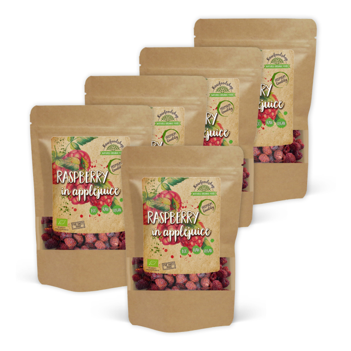 Vadelma LUOMU 100g x 5 pakettia ryhmässä Raaka-aineet / Hedelmät & Marjat / Vadelma @ Rawfoodshop Scandinavia AB (BIOFRUISEC01100-SET5)