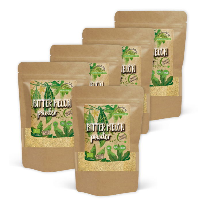 Bittermeloni LUOMU 100g x 5 pakettia ryhmässä Raaka-aineet / Hedelmät & Marjat / Muu Hedelmä ja Marjat @ Rawfoodshop Scandinavia AB (BIT01-SET5)
